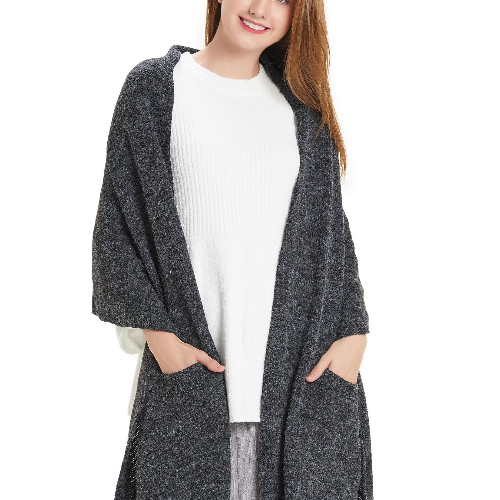 Soft Cashmere Pashmina Shawl Wrap Winter Warm Oversized Elegant Chic